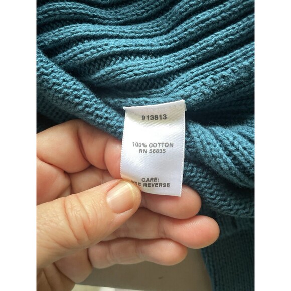 Cabela’s Women Sweater Blue Hoodie Pullover (Z31) - Picture 6 of 7